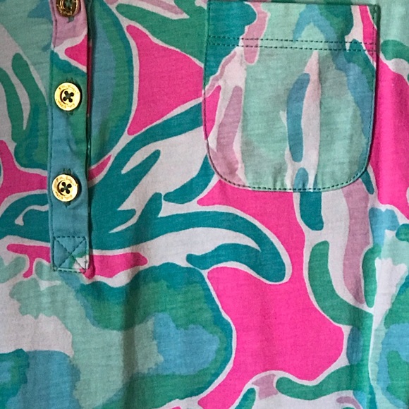 Lilly Pulitzer Sz XS knit printed dress - Picture 3 of 4